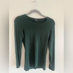 Hunter green tee